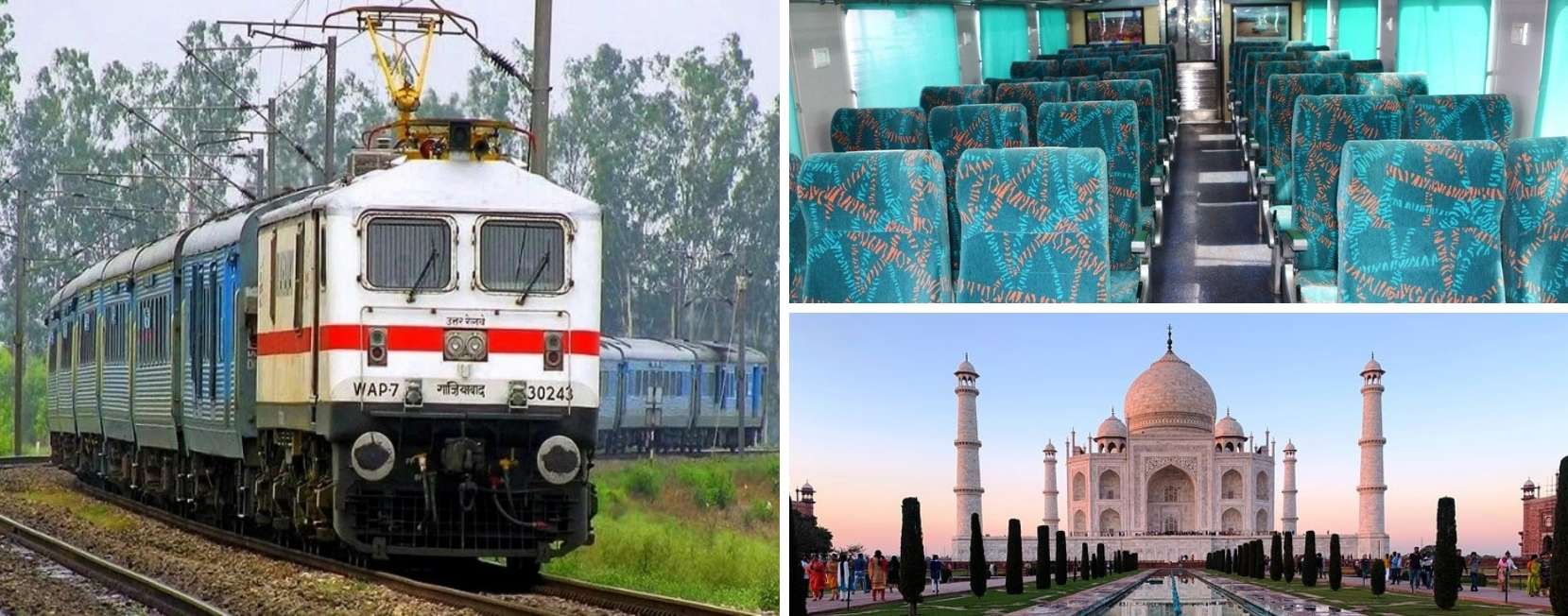 From Delhi: Taj Mahal & Agra Tour by Gatimaan Express Train